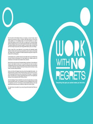 cover image of Work With No Regrets
